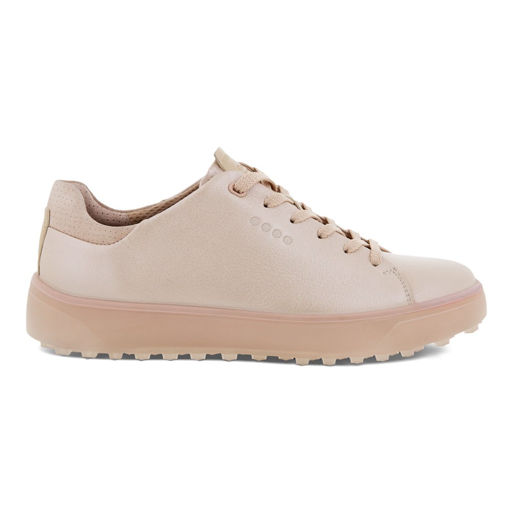 Womens Golf Shoes - ECCO Tray Laced - Pink - 8750EDIZY